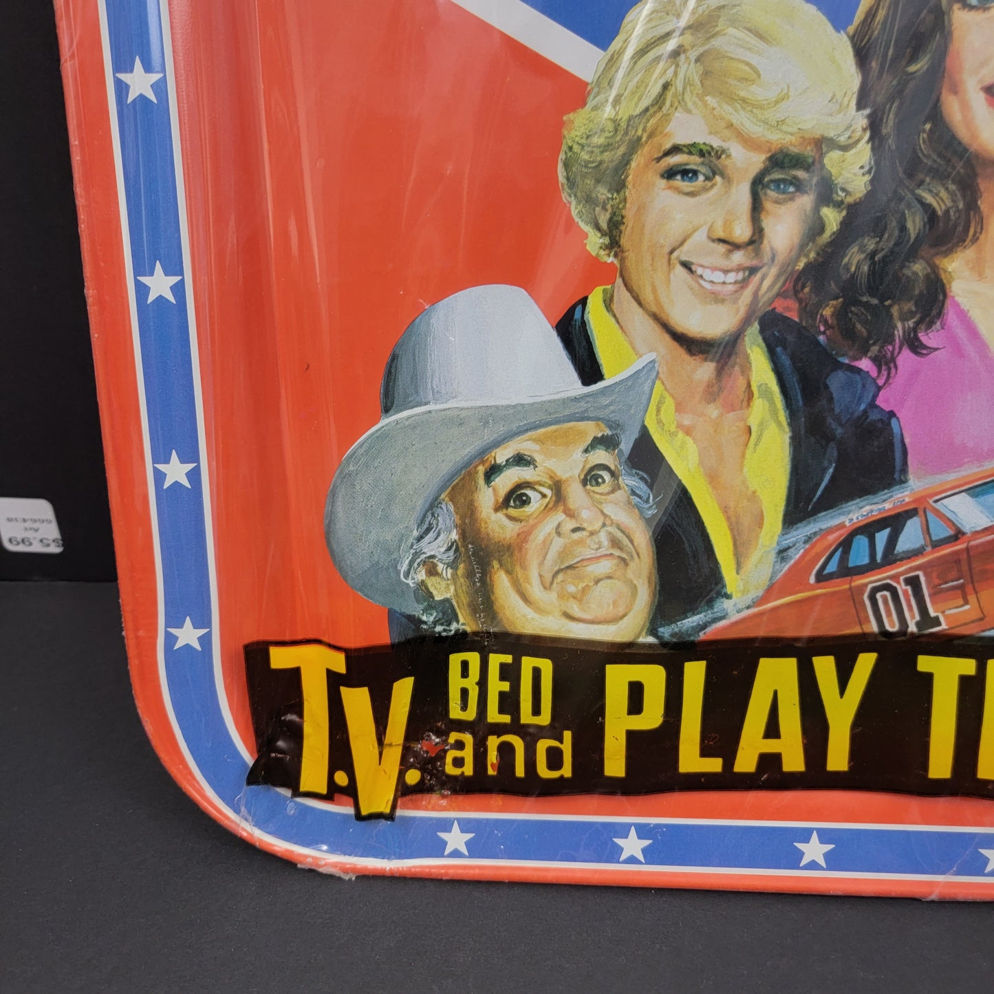 Dukes Of Hazzard SEALED TV Bed and Play Tray (Orange) - 1981