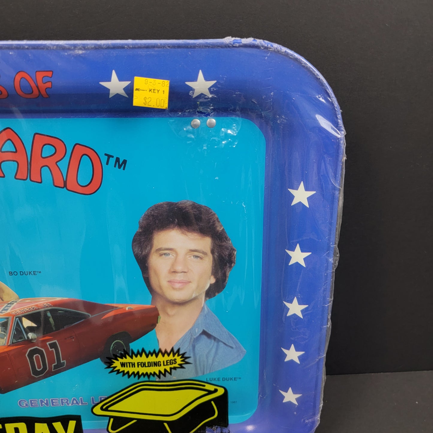 Dukes Of Hazzard SEALED TV Bed and Play Tray (Blue) - 1981