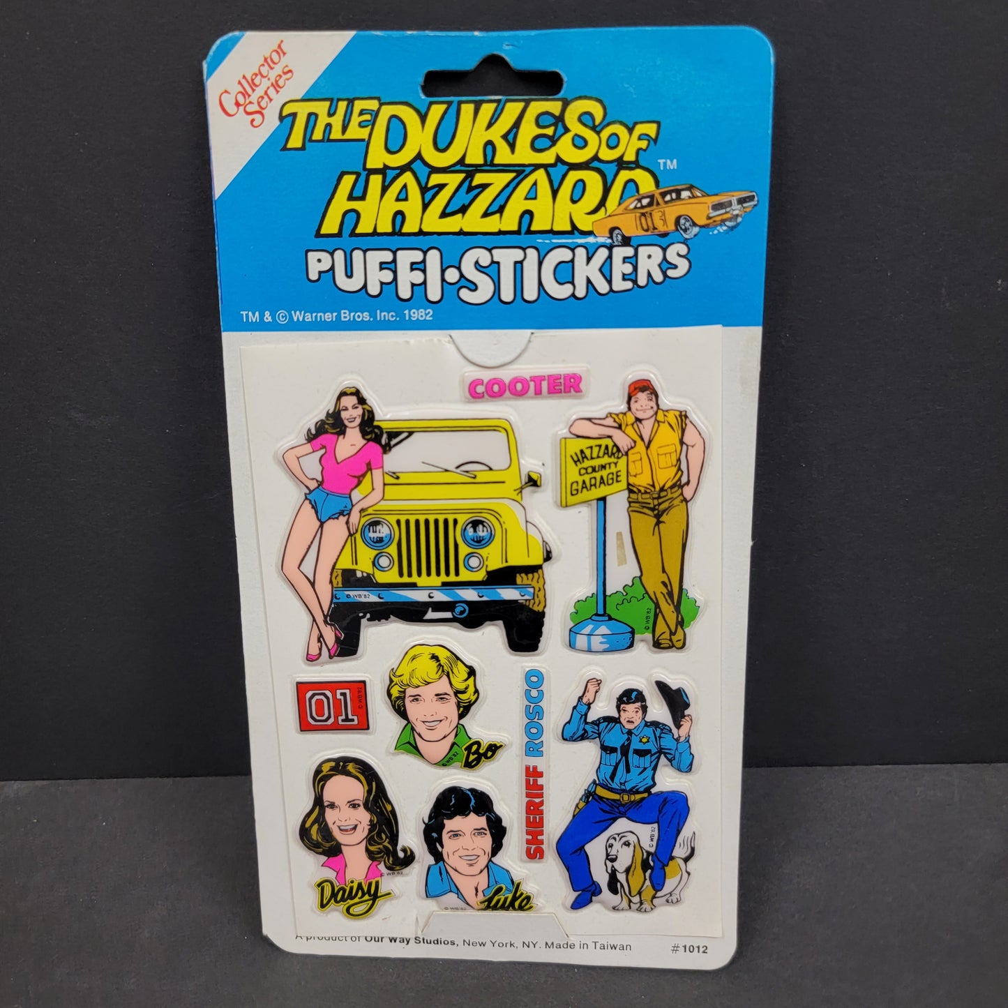 Puffy Stickers Dukes Of Hazzard 1982 Lost Sheep Collectibles 5194