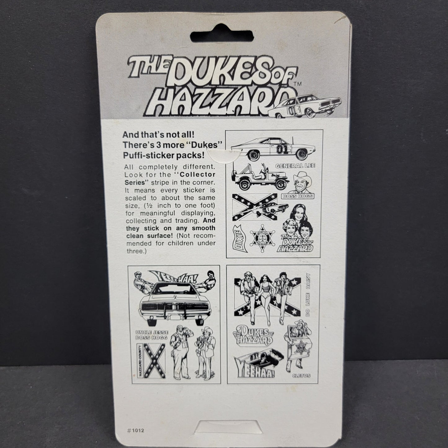 Puffy Stickers, Dukes Of Hazzard - 1982