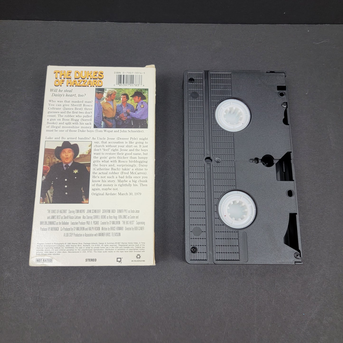 Dukes Of Hazzard on VHS, "The Big Heist" - 1997