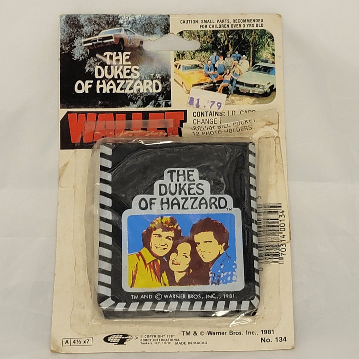 Gordy International Dukes Of Hazzard Wallet, 1981 (DC010504)