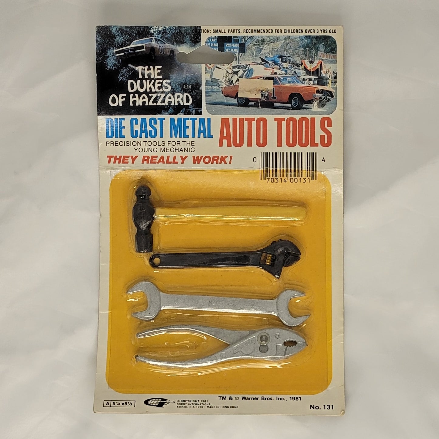 Gordy International Dukes Of Hazzard Die Cast Metal Auto Tools