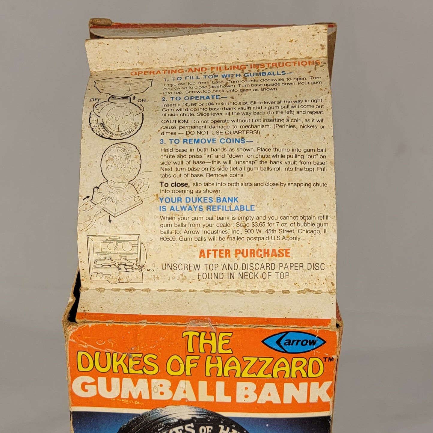 The Dukes Of Hazzard Gumball Bank (DC010521)